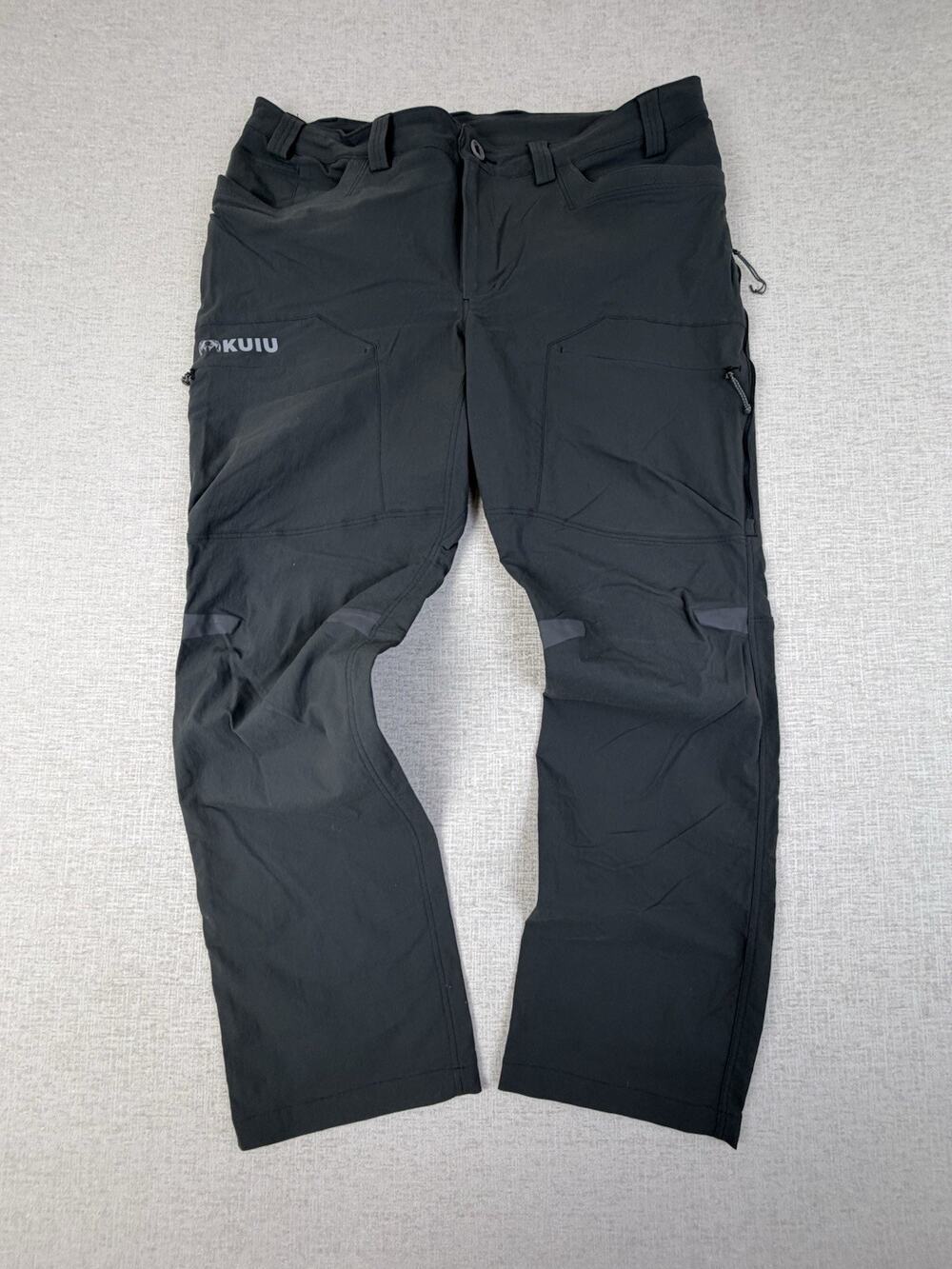 KUIU Kutana Stretch Woven Hunting Pants Men’s 42x33 Gunmetal Lightweight Nylon